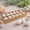 12x Echte ausgeblasene Enteneier weiß Natur Ostereier Deko Produktbild-Vorschau 3