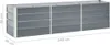 vidaXL Garten-Hochbeet Verzinkter Stahl 240×40×45 cm Grau Produktbild-Vorschau 6