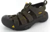 A single brown KEEN sandal is shown against a white background. Produktbild-Vorschau