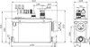 Technical drawing with dimensions of a wastewater lifting station. Produktbild-Vorschau
