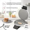 Cloer 1641S, 1 wafle/waflí, Kruh, Čierna, Biela, Kov, Náhľad obrázku produktu 6