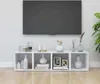 vidaXL Armoires TV 2 pcs. Blanc 37x35x37 cm Bois composite Voir les images du produit 10