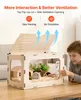 VEVOR Hamsterkäfig Nagerkäfig Nagarium Hamstergehege Holz Produktbild-Vorschau 5