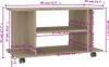 vidaXL TV-Schrank mit Rollen Sonoma-Eiche 80x40x45 cm Produktbild-Vorschau 7