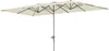 Parasol double Outsunny avec manivelle, 451 x 264 cm, Voir les images du produit 10