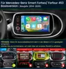 8 zoll Carplay Autoradio Android 15 Für Benz Smart Voir les images du produit 2