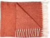 Plaid Terracotta A Franges 120x150cm Voir les images du produit 2
