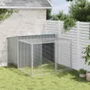 Niche pour chiens avec enclos Anthracite 153x194x110cm Voir les images du produit 3