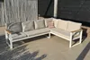 Gartenlounge Cube Essgruppe Weiß Ecksofa verstellbar Produktbild-Vorschau 8