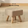 HOMCOM Fußhocker Hocker Moderner Sitzhocker mit Produktbild-Vorschau 3