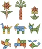 Magnetbausteine Dinosaurier Set – 54 Teile (42 Magnetblöcke Produktbild-Vorschau 9