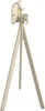 Infinity Tripod Stehtisch Sand frame + Schwarz HPL Ø70 cm Produktbild-Vorschau 2