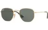 Ray-Ban HEXAGONAL zonnebril met platte glazen, voor Productafbeelding-voorbeeld 3