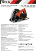 YATO Tauchsäge 1300W – Handkreissäge mit 165 mm Sägeblatt, Produktbild-Vorschau 10