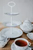Dreiteilige Etagere, blaue Valbella, Verona, tschechisches Produktbild-Vorschau 3