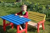 Kinder Sitzgarnitur 4-tlg. aus Holz, 2 Stühle, 1 Bank, 1 Produktbild-Vorschau 2