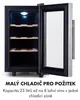 Klarstein vinotéka, slim, 1 zóna, skleněné dveře, UV Náhled obrázku produktu 3