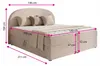 Boxspringbett Cloud mit 2 Bettkästen, Doppelbett mit Produktbild-Vorschau 4