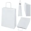 Sac en papier écologique blanc, sac de courses avec Voir les images du produit 14
