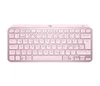 A pink Logitech MX Keys Mini keyboard is shown against a white background. Anteprima dell’immagine prodotto