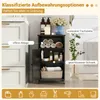 Mobiletto da bagno COSTWAY, mobiletto da bagno con porta e Anteprima dell’immagine prodotto 4