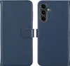 Selencia Echtleder Klapphülle Samsung Galaxy A16 - Blau Produktbild-Vorschau 1