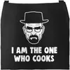 Grill-Schürze für Männer mit Spruch I am the one who cooks Produktbild-Vorschau 1