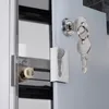 HOMCOM Medizinschrank Arzneischrank mit Schloss Edelstahl Produktbild-Vorschau 8