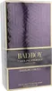 Elegante lila Verpackung mit goldenen Rändern und geometrischem Muster, Aufschrift „Bad Boy Dazzling Garden“ von Carolina Herrera. Podgląd zdjęcia produktu