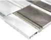Aluminiummosaik silber glänzend kombi mix braun 30,1x30,1 Produktbild-Vorschau 2