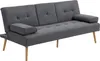 Sofa rozkładana HOMCOM, sofa 3-osobowa, sofa rozkładana ze Podgląd zdjęcia produktu 1