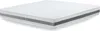 A white mattress with a gray stripe around the side, shown on a white background. Produktbild-Vorschau