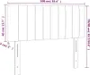 The Living Store LED Kopfteil Hellgrau 100x5x78/88 cm Samt Produktbild-Vorschau 6