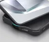 A close-up view of a black phone case with a reflective, angular insert, possibly a MagSafe accessory, attached to the back of a phone. Produktbild-Vorschau
