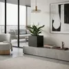 HowHomely | Pflanzentopf - Blumenkübel - Blumentopf - grau Produktbild-Vorschau 2