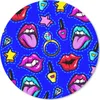 MuchoWow® Mauspad Mousepad Muster - Popart - Neon - Blau Produktbild-Vorschau 1