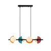 Lampe suspendue multicolore quatre sphères en verre Nauti Voir les images du produit 1