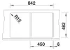 BLANCO TIPO 45 S, Edelstahl, 345 x 420 mm, 16 cm, 86 cm, 16 Produktbild-Vorschau 4