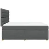 Boxspringbett mit Matratze Dunkelgrau 180x200 cm Stoff Produktbild-Vorschau 5