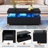 Merax moderner Couchtisch mit LED und 2 Schubladen Produktbild-Vorschau 5