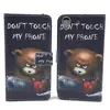 Handyhülle Tasche für Handy Wiko Pulp Schriftzug Bär mit Produktbild-Vorschau 3
