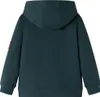 Kinder-Kapuzenpullover Dunkelgrün 104 Produktbild-Vorschau 2