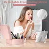 Make up Tasche(Pink)Kosmetiktasche mit LED Spiegel(3 Produktbild-Vorschau 6