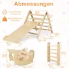 GOPLUS 6 in 1 Klettergerüst, Kletterdreieck mit klappbarer Produktbild-Vorschau 7