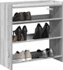 vidaXL Stojak na buty szary Sonoma 60x25x62 cm Materiał Podgląd zdjęcia produktu 2