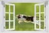 Wallario selbstklebendes Poster mit Fenster-Illusion - Süße Produktbild-Vorschau 1