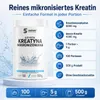 Creatine Monohydrate 500 g Mikronisiert Kraft Training Produktbild-Vorschau 2