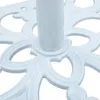 Möbel Sonnenschirmständer Weiß 12 kg 49 cm Gusseisen - Produktbild-Vorschau 6