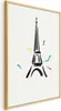 Posterpapier Poster - Black Illustration of the Eiffel Produktbild-Vorschau 1