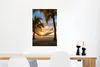 MuchoWow® Poster Hängematte am Strand bei Sonnenuntergang Produktbild-Vorschau 5